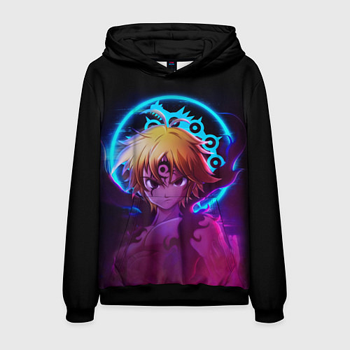 Мужская толстовка MELIODAS 7 DAEDLY SINS МЕЛИОДАС / 3D-Черный – фото 1