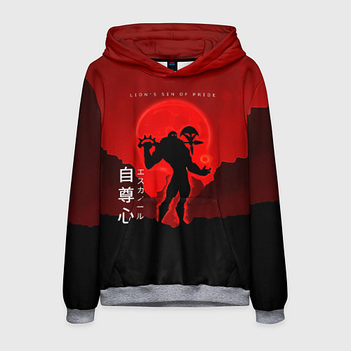 Мужская толстовка LIONS SIN OF PRIDE - Nanatsu no Taizai / 3D-Меланж – фото 1