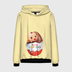 Толстовка-худи мужская Киндер сюрприз, цвет: 3D-черный