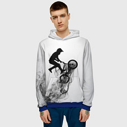Толстовка-худи мужская ВЕЛОСПОРТ BMX Racing, цвет: 3D-синий — фото 2