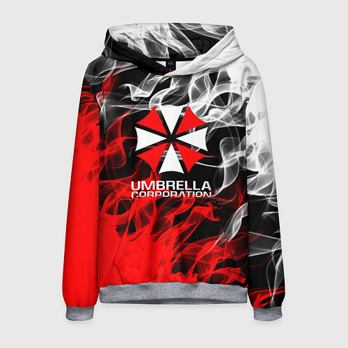 Мужская толстовка Umbrella Corporation Fire / 3D-Меланж – фото 1