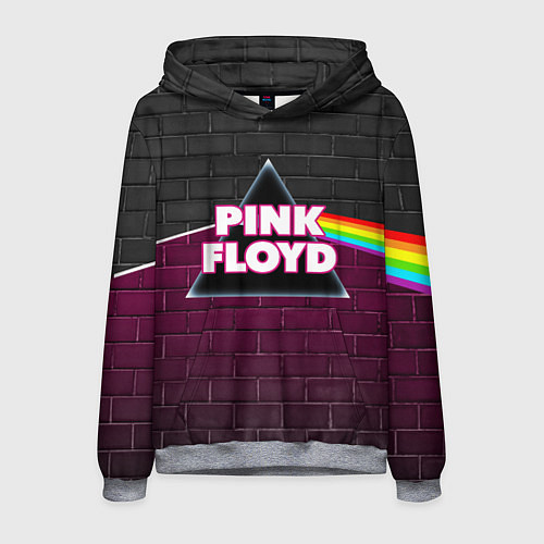 Мужская толстовка PINK FLOYD ПИНК ФЛОЙД / 3D-Меланж – фото 1