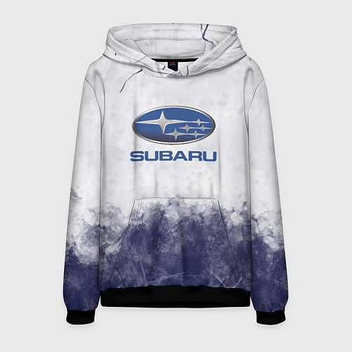 Мужская толстовка Subaru Трещина / 3D-Черный – фото 1