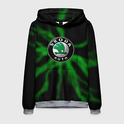 Толстовка-худи мужская Skoda - Гроза, цвет: 3D-меланж