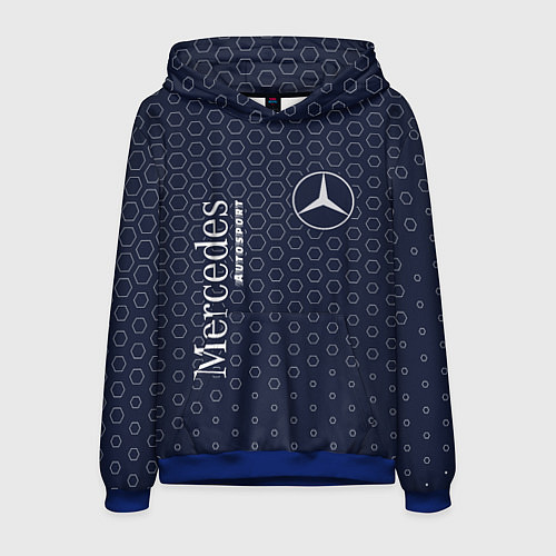 Мужская толстовка МЕРСЕДЕС Autosport Графика / 3D-Синий – фото 1