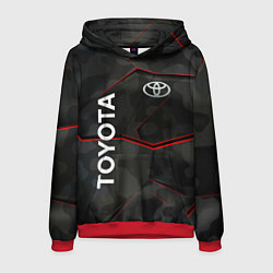 Толстовка-худи мужская Toyota sport auto, цвет: 3D-красный