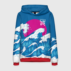 Толстовка-худи мужская Kisatsutai - корпус бойни демонов, цвет: 3D-красный