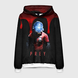 Толстовка-худи мужская Prey dark blood, цвет: 3D-белый