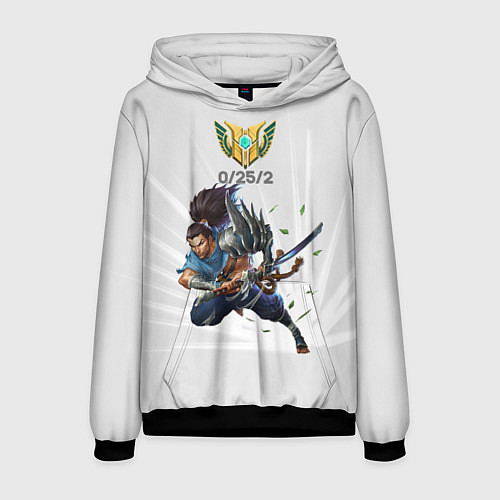 Мужская толстовка Yasuo Meme / 3D-Черный – фото 1