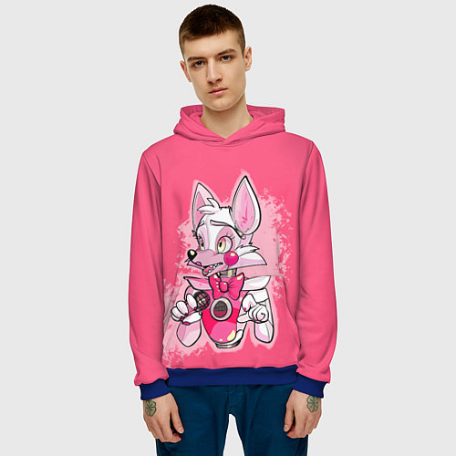 Мужская толстовка Funtime Foxy / 3D-Синий – фото 3