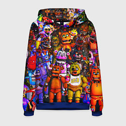 Толстовка-худи мужская Fnaf UCN, цвет: 3D-синий