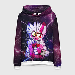 Толстовка-худи мужская Foxy Five Nights at Freddys, цвет: 3D-белый