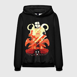 Толстовка-худи мужская Fnaf Horror, цвет: 3D-черный