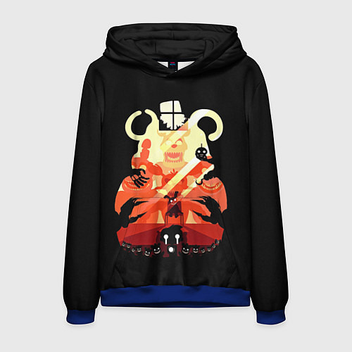 Мужская толстовка Fnaf Horror / 3D-Синий – фото 1