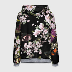 Толстовка-худи мужская Краски весны, цвет: 3D-меланж