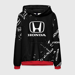 Толстовка-худи мужская Honda CR-Z, цвет: 3D-красный