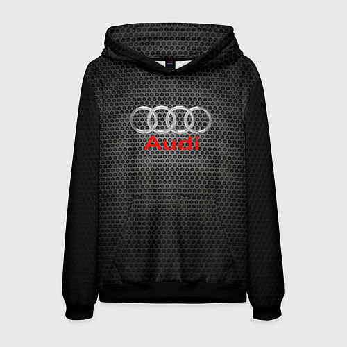 Мужская толстовка Audi карбон / 3D-Черный – фото 1
