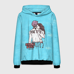 Толстовка-худи мужская Lil Peep Right Here, цвет: 3D-черный