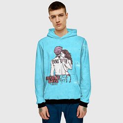 Толстовка-худи мужская Lil Peep Right Here, цвет: 3D-черный — фото 2