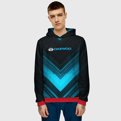 Мужская толстовка DAEWOO ДЭУ спорт / 3D-Красный – фото 3