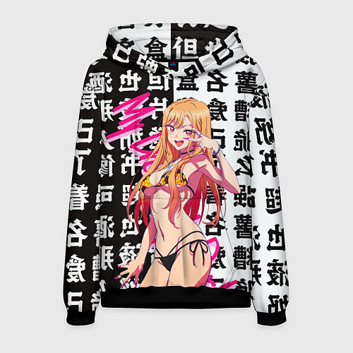 Мужская толстовка Эта фарфоровая кукла влюбилась Китагава Марин My D / 3D-Черный – фото 1