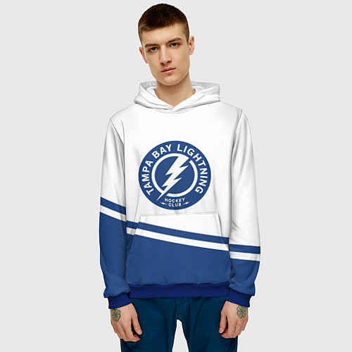 Мужская толстовка Tampa Bay Lightning NHL / 3D-Синий – фото 3