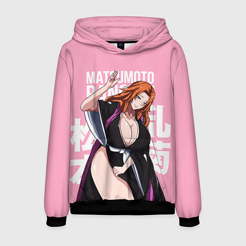 Мужская толстовка Matsumoto Rangiku / 3D-Черный – фото 1