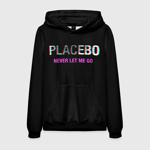 Мужская толстовка Placebo Never Let Me Go / 3D-Черный – фото 1