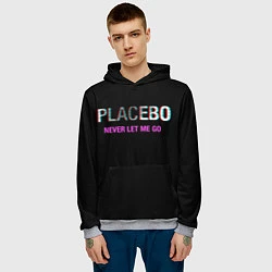 Толстовка-худи мужская Placebo Never Let Me Go, цвет: 3D-меланж — фото 2