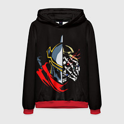 Толстовка-худи мужская Overlord Повелитель, цвет: 3D-красный