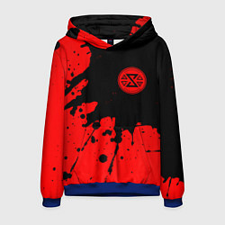 Толстовка-худи мужская THE WITCHER 3 Краска, цвет: 3D-синий