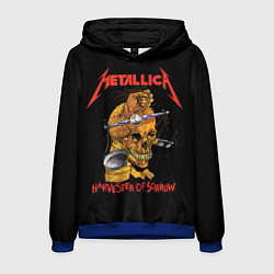 Толстовка-худи мужская METALLICA - HARVESTER OF SORROW, цвет: 3D-синий