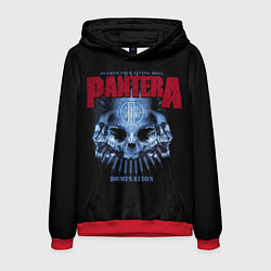 Толстовка-худи мужская Pantera Domination, цвет: 3D-красный