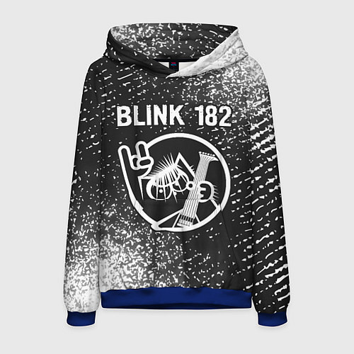 Мужская толстовка Blink 182 КОТ Спрей / 3D-Синий – фото 1