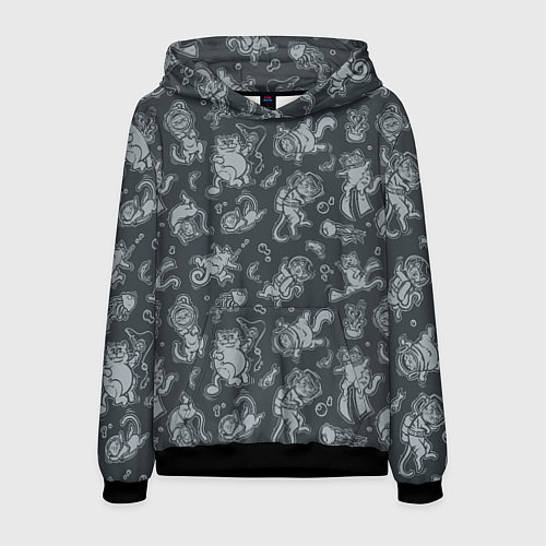 Мужская толстовка Морские Котики: Черный / 3D-Черный – фото 1