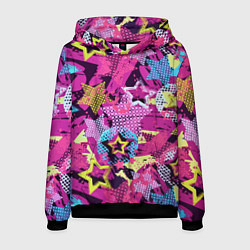 Мужская толстовка Star Colorful Pattern Fashion Neon