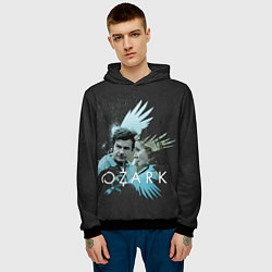 Толстовка-худи мужская Ozark Marty and Wendy, цвет: 3D-черный — фото 2