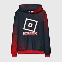 Толстовка-худи мужская Roblox : logo, цвет: 3D-красный