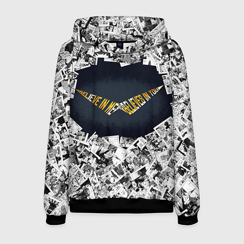 Мужская толстовка Гуррен-Лаганн Верь в меня, который верит в тебя / 3D-Черный – фото 1