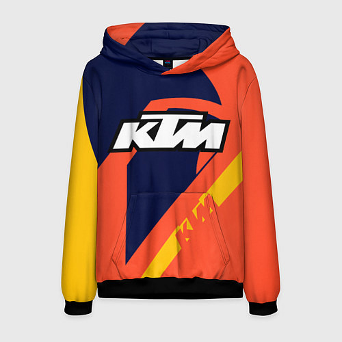 Мужская толстовка KTM VINTAGE SPORTWEAR / 3D-Черный – фото 1