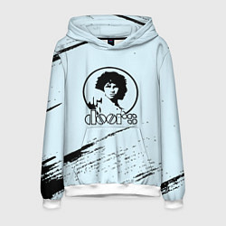 Толстовка-худи мужская The doors музыкант, цвет: 3D-белый