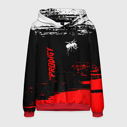 Толстовка-худи мужская The prodigy : дарование, цвет: 3D-красный