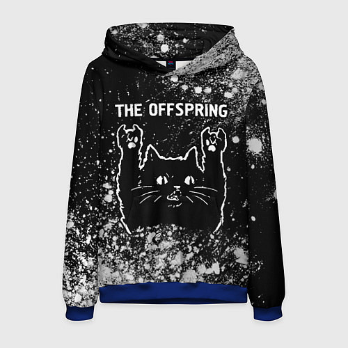 Мужская толстовка The Offspring Rock Cat / 3D-Синий – фото 1