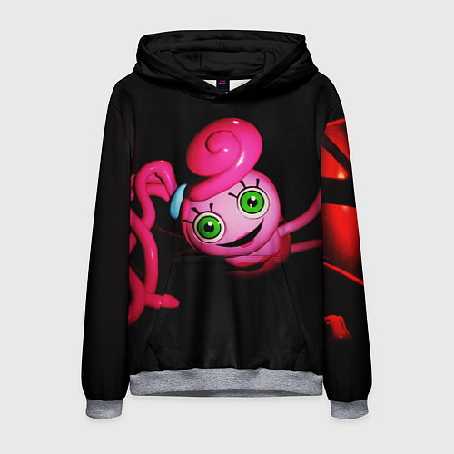 Мужская толстовка POPPY PLAYTIME - Mommy long legs - Мама длинные но / 3D-Меланж – фото 1