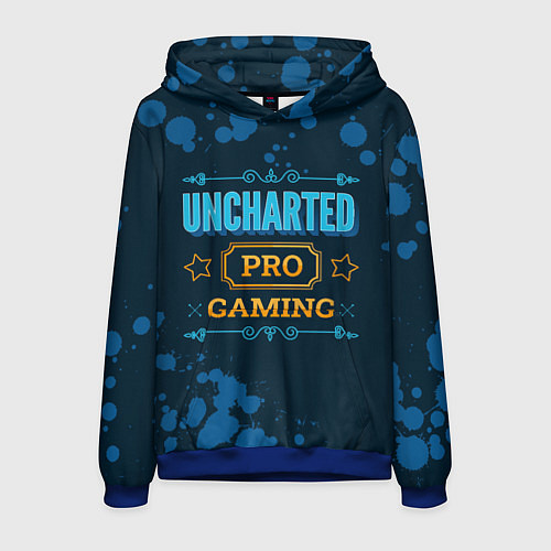 Мужская толстовка Uncharted Gaming PRO / 3D-Синий – фото 1
