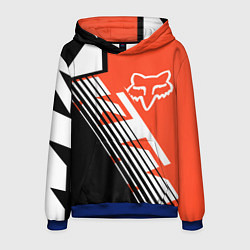Толстовка-худи мужская FOX X KTM Сollaboration, цвет: 3D-синий
