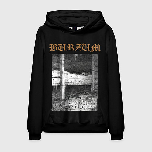 Мужская толстовка Burzum cockroaches / 3D-Черный – фото 1