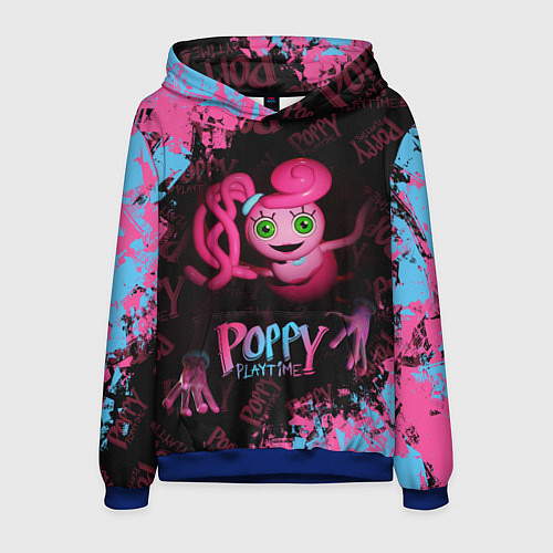 Мужская толстовка Mommy Poppy Playtime / 3D-Синий – фото 1