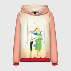 Толстовка-худи мужская Дитя Света и Маленький Принц Sky: Children Of The, цвет: 3D-красный