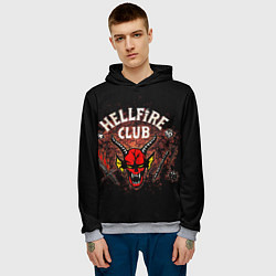 Толстовка-худи мужская Hellfire club, цвет: 3D-меланж — фото 2
